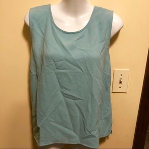 Pretty Blue Sleeveless Blouse